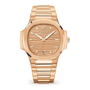 Patek Philippe Nautilus Rose Gold 7118-1R-010 with Golden Brown Opaline dial
