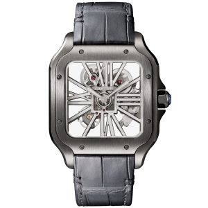 Santos de Cartier Large Skeleton Black ADLC Men’s Watch