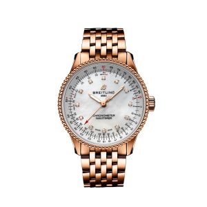 Breitling Navitimer 32, Small-scale traceable 18k Red Gold, Ref# R77320E61A1R1, Unworn 2024