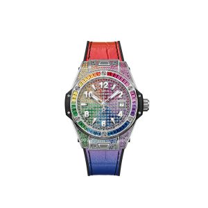 Hublot Big Bang ONE CLICK KING GOLD RAINBOW Ref# 485.OX.9900.LR.0999